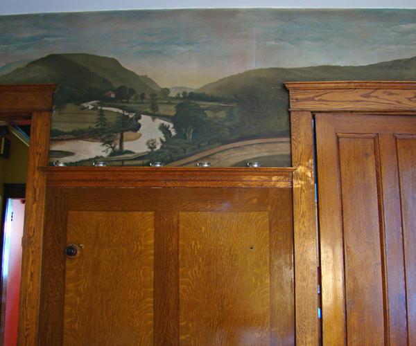 Dining Room - South wall. 